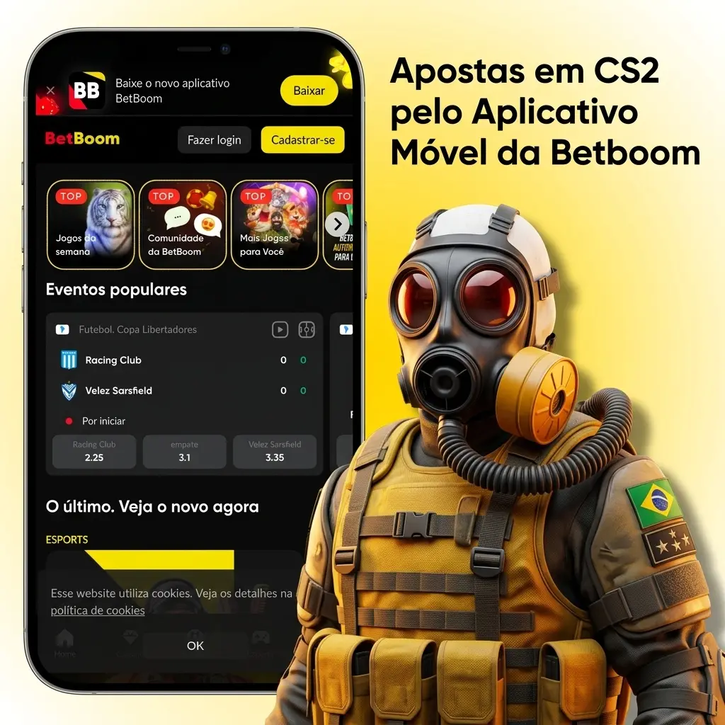 Apostas em CS2 pelo app Betboom: acompanhe partidas e aposte em tempo real pelo celular