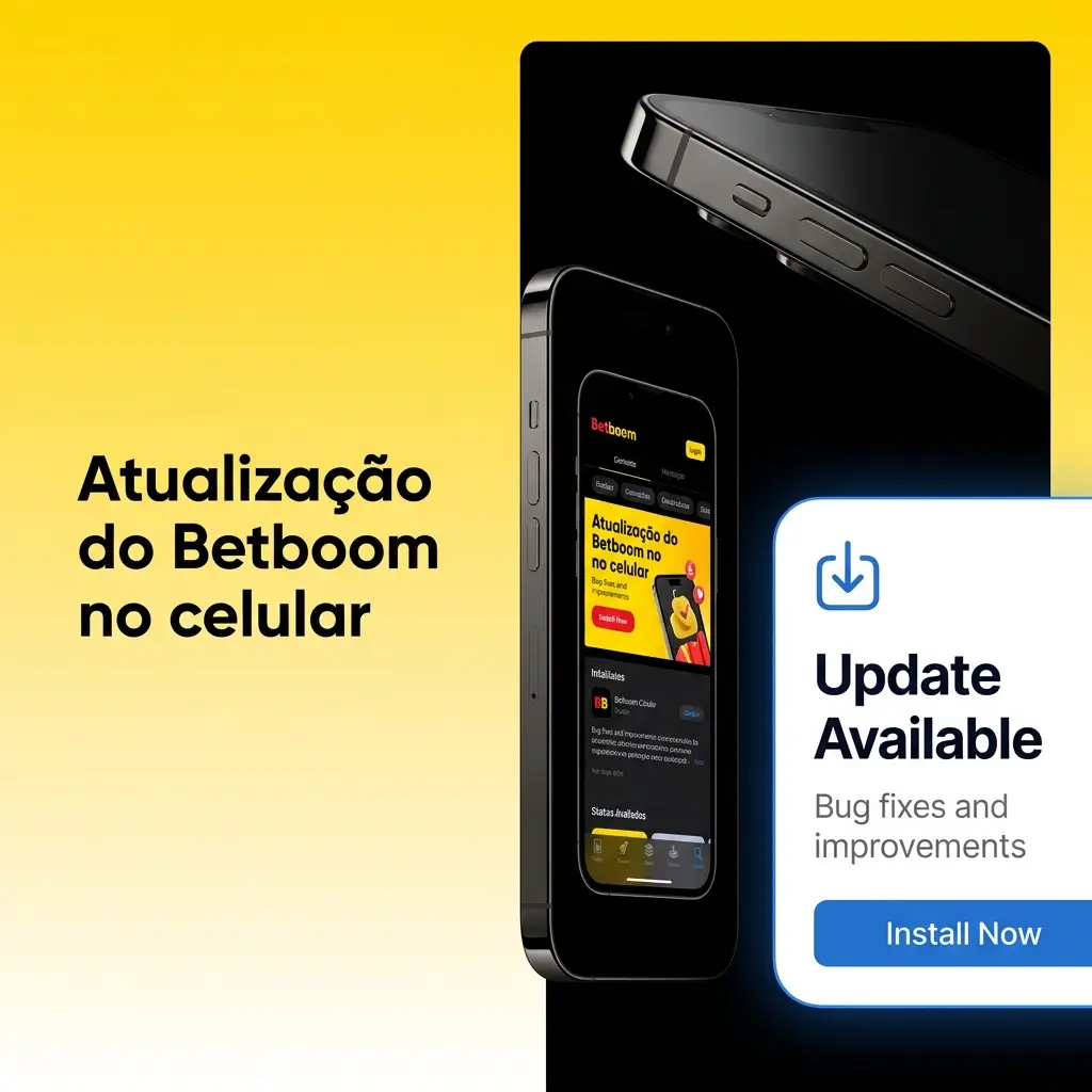 Atualização do Betboom no celular: web app sempre atualizado ao abrir o site, com novidades sem baixar arquivos