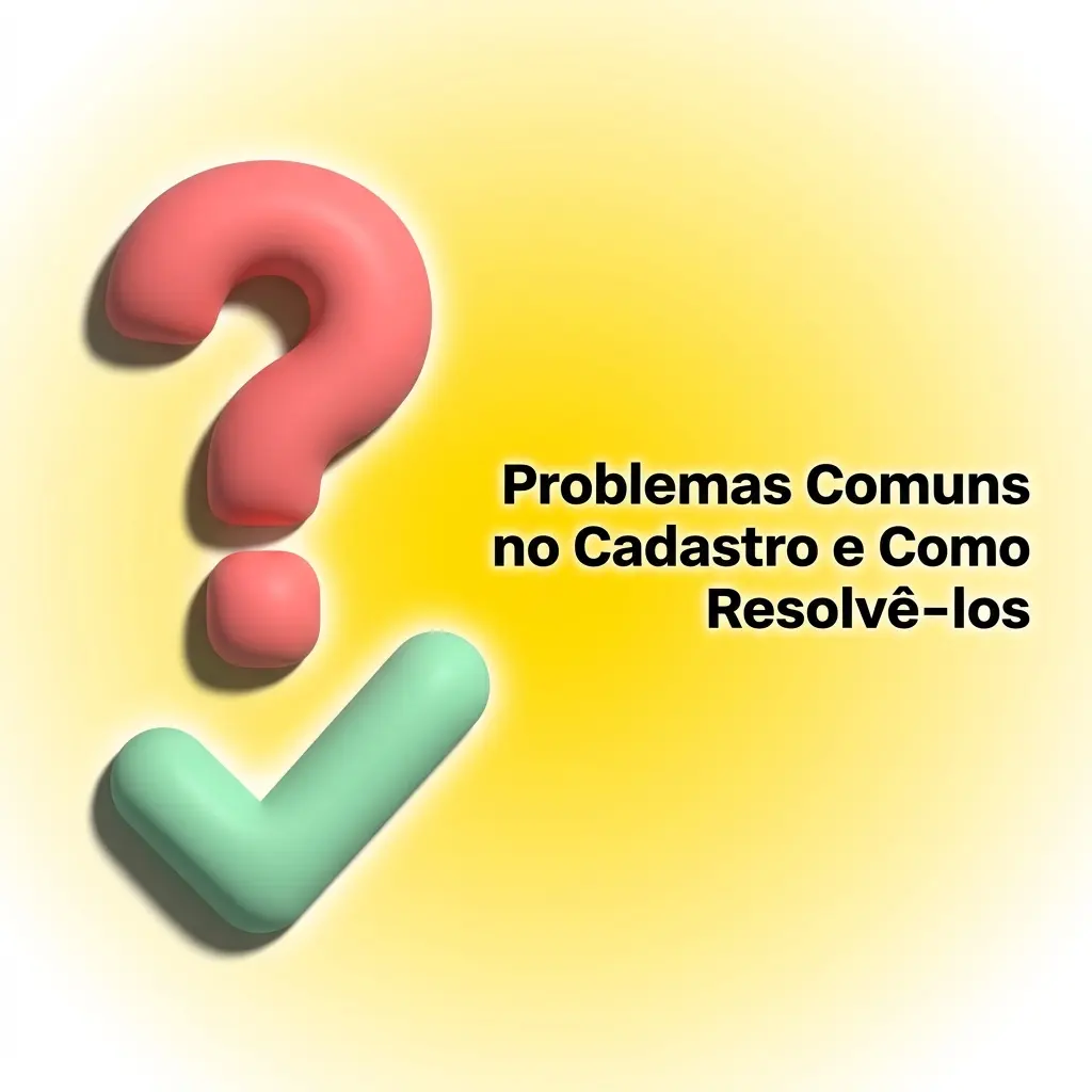 Problemas Comuns no Cadastro e Como Resolvê-los