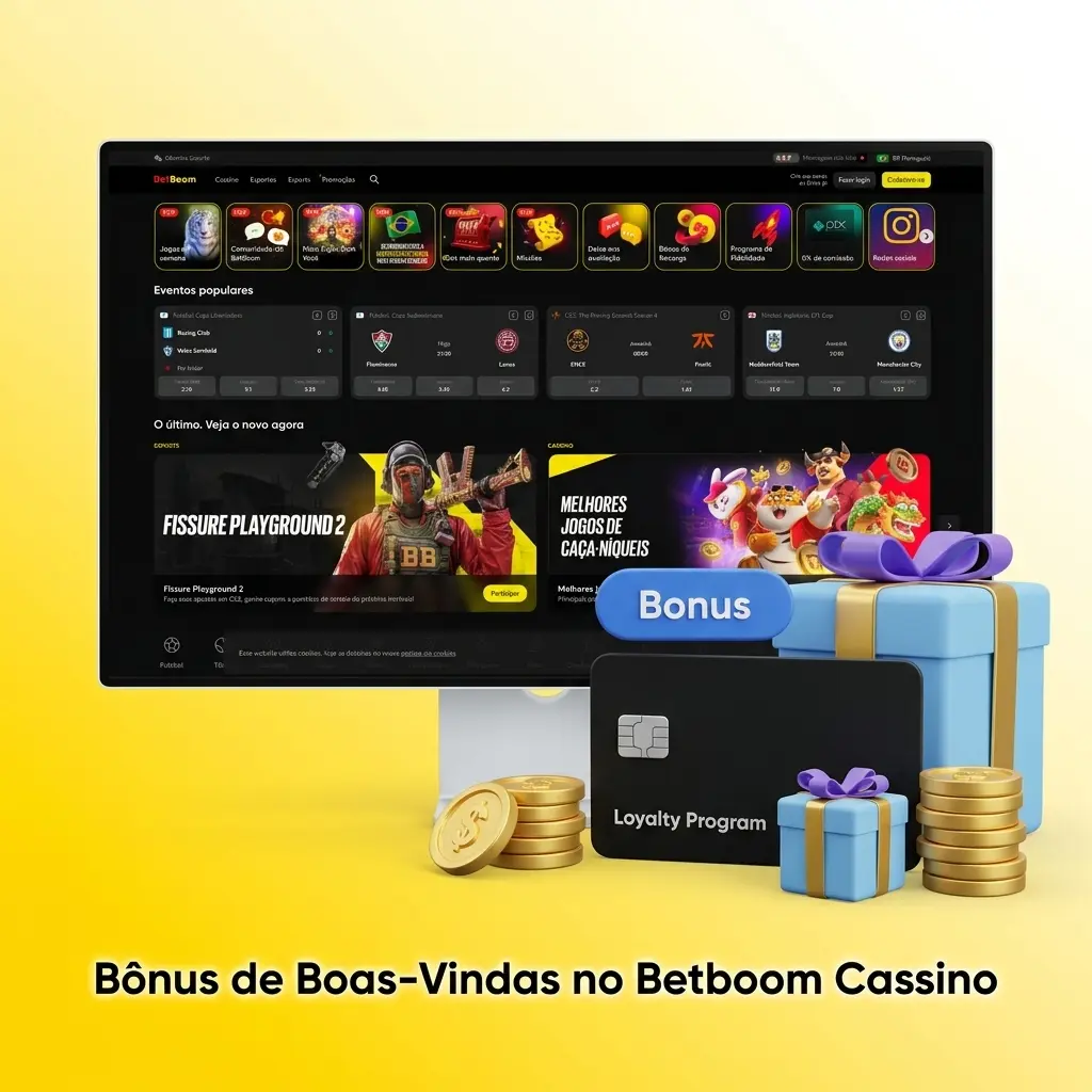 Bônus de boas-vindas Betboom Cassino com condições de rollover e regras para jogos ao vivo