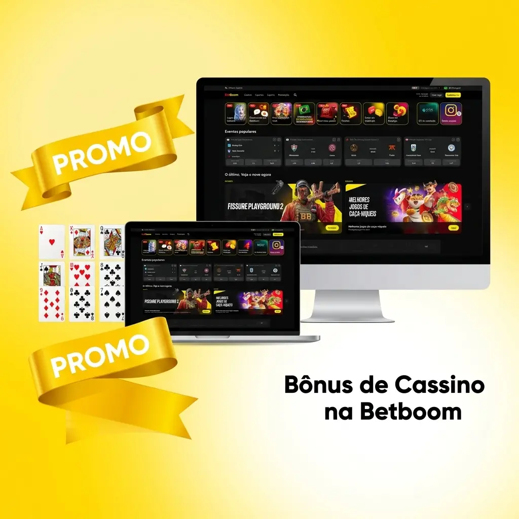 Jogador no site Betboom vendo bônus de cassino com promoções para slots, cassino ao vivo e outros jogos