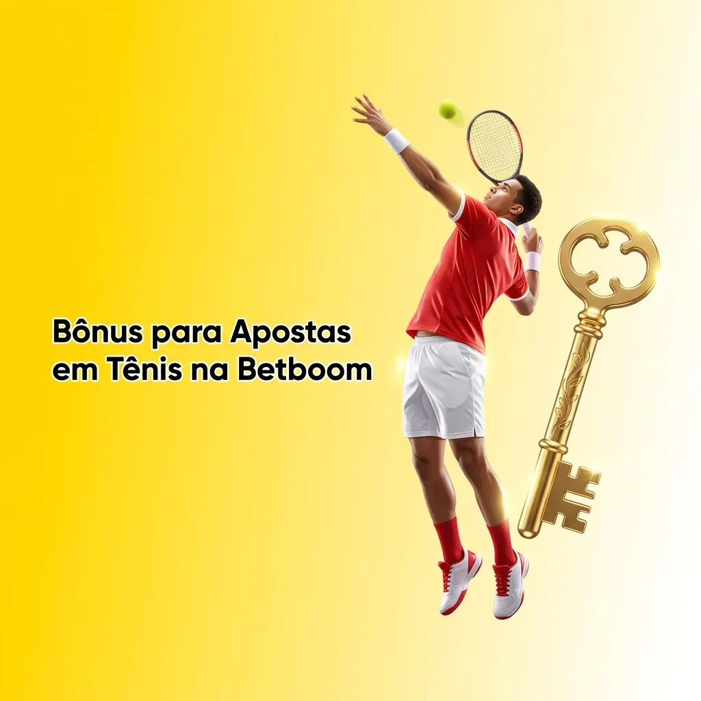 Bônus de boas-vindas da Betboom para apostas em tênis após cadastro e primeiro depósito, com requisitos de rollover