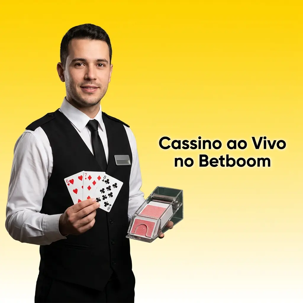 Mesa de cassino ao vivo no Betboom com dealer profissional em tempo real transmitido em alta definição