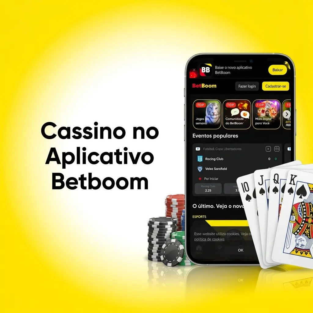 Cassino no app Betboom com slots, roleta, blackjack e dealers ao vivo em alta definição