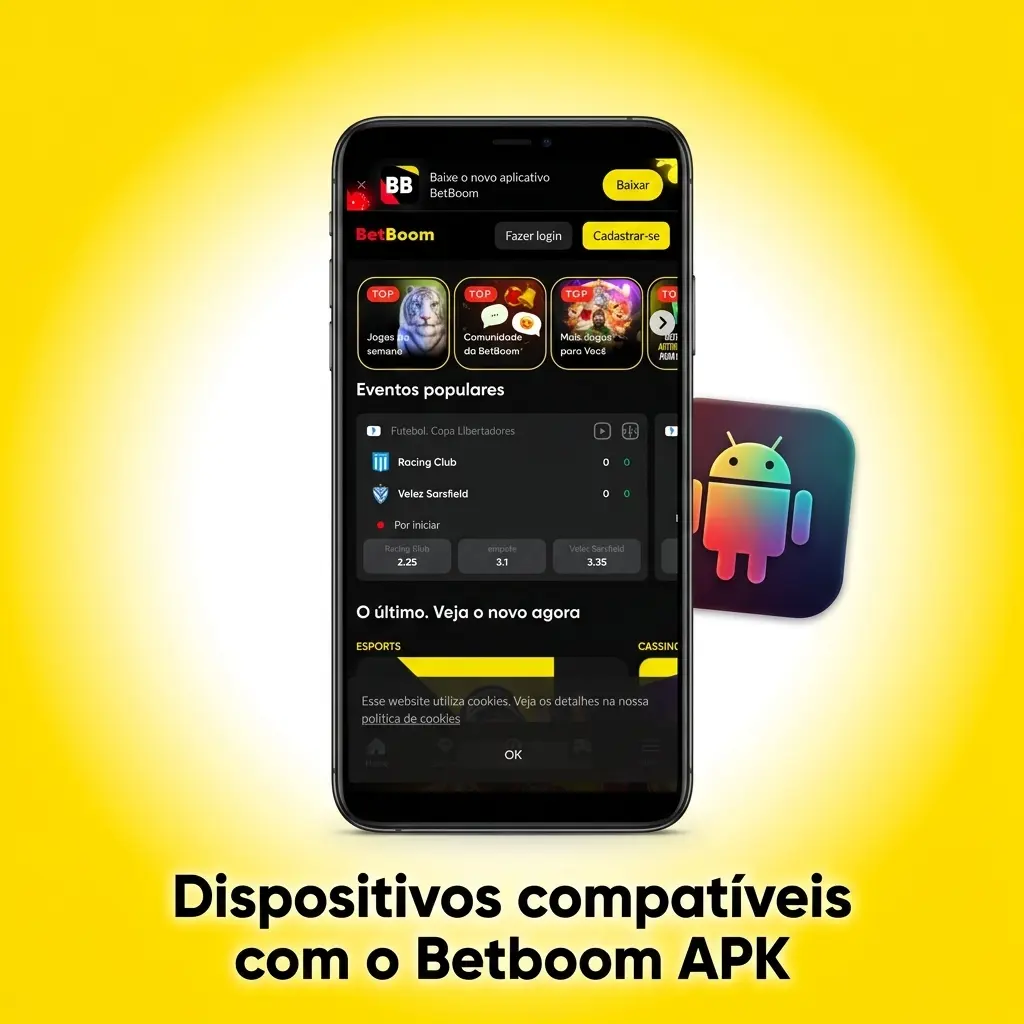 Tabela de dispositivos Android compatíveis com Betboom APK: Samsung, Sony, Huawei, OnePlus, Oppo, Google, Xiaomi e Poco
